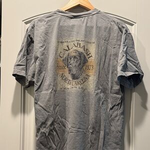 Stylish Gray Men's T-Shirt with Emblem
